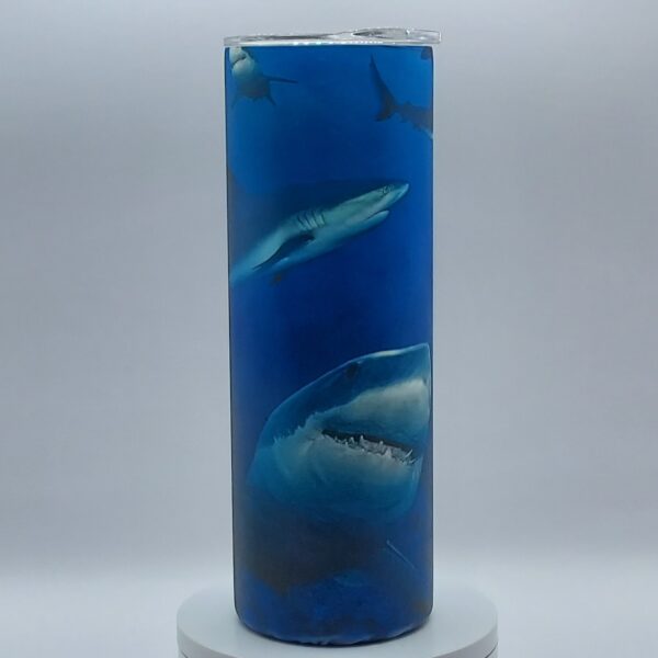 20 oz. Glow, Blue - Sharks