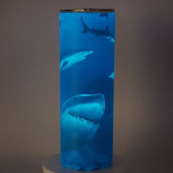 20 oz. Glow, Blue - Sharks - Image 4