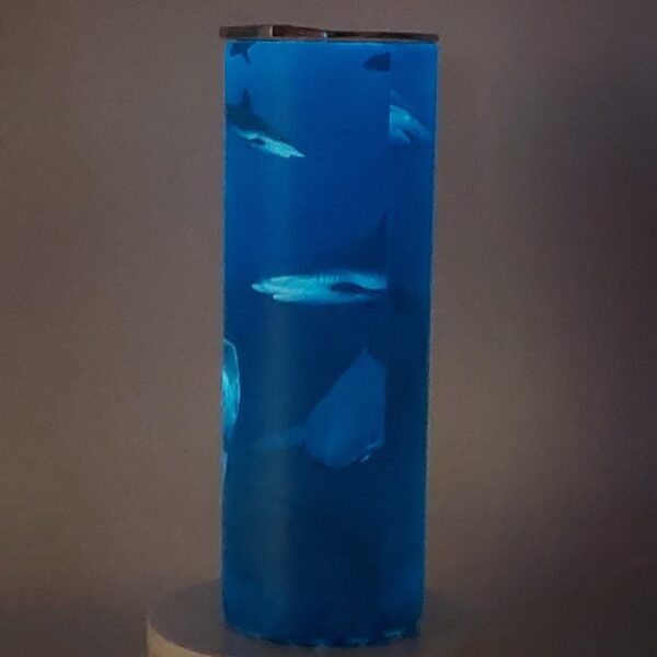 20 oz. Glow, Blue - Sharks - Image 5