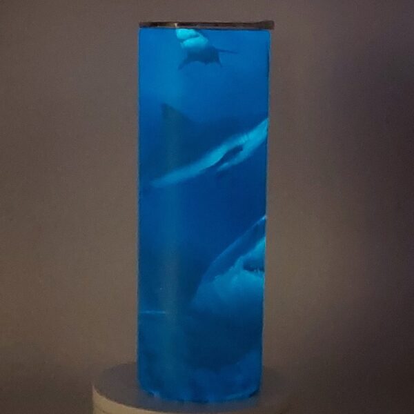 20 oz. Glow, Blue - Sharks - Image 6